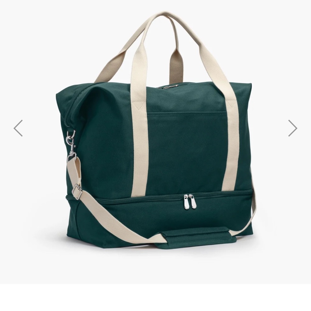 Green Canvas Tote Bag